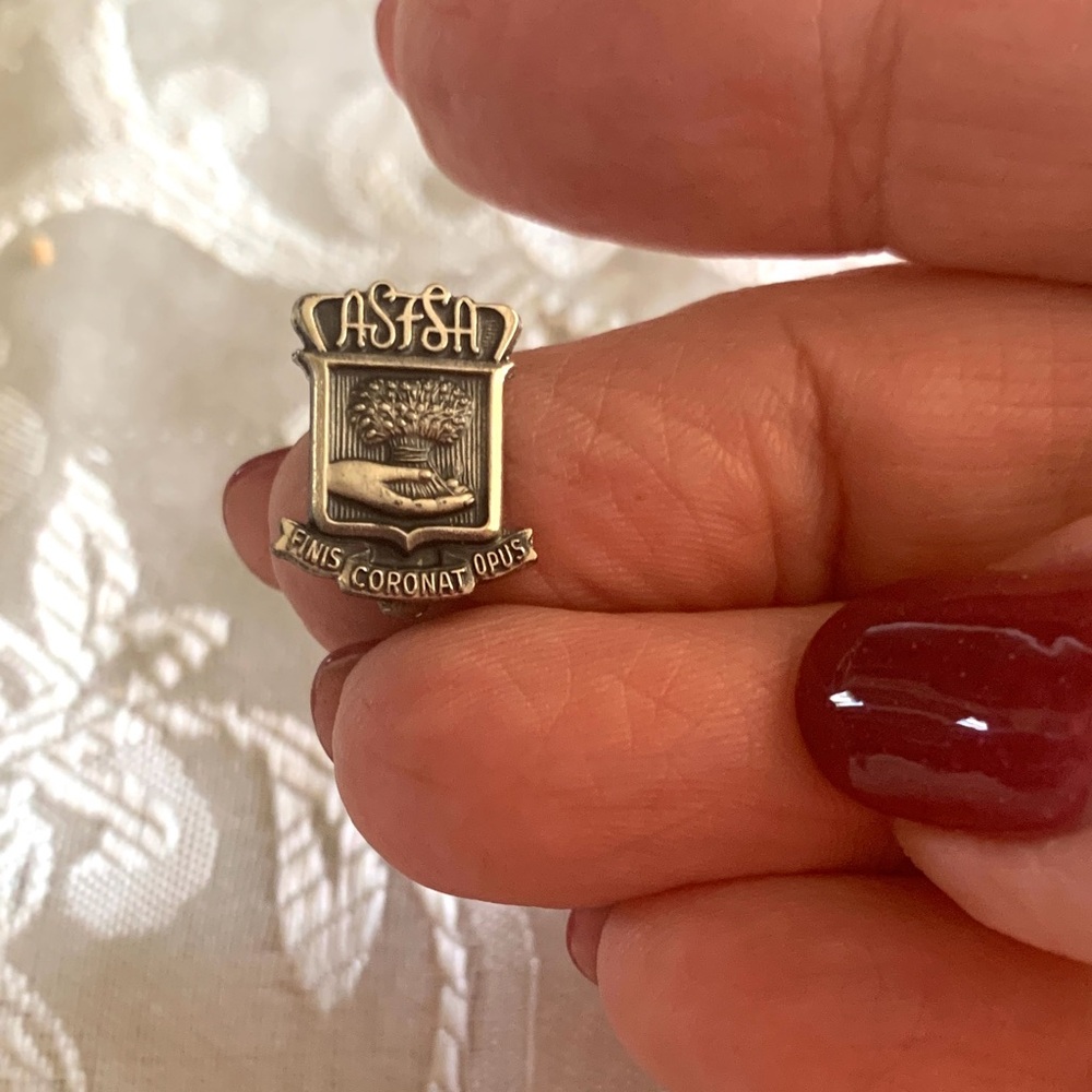 ASFSA Sterling Silver Pin